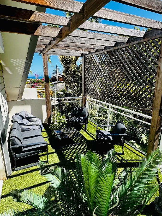 Appart. Avec Grande Terrasse Vue Ocean Apartman Saint-Gilles-les Bains Kültér fotó